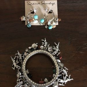 French Laundry Earring and Charm Bracelet Set